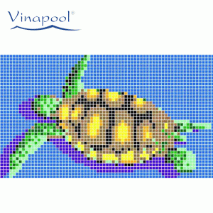 Gạch mosaic in hình rùa biển MU-PD229