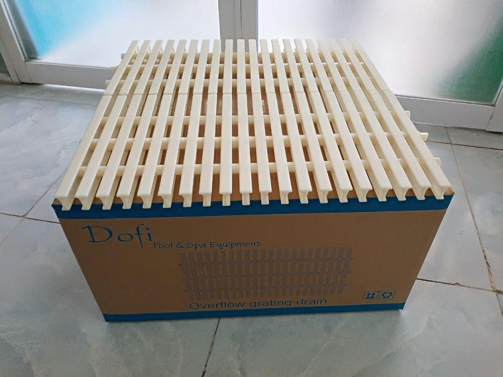 Chi tiết sản phẩm thanh mương tràn hồ bơi Dofi Chi tiết sản phẩm thanh mương tràn hồ bơi Dofi