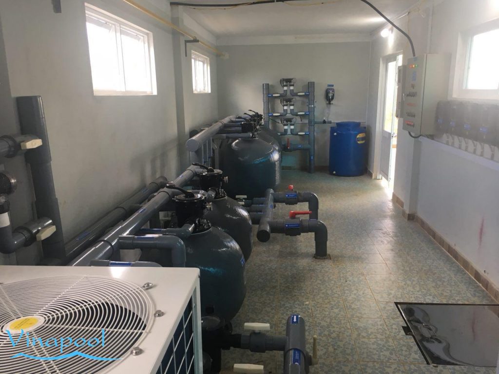 Một phòng máy Vinapool lắp đặt -