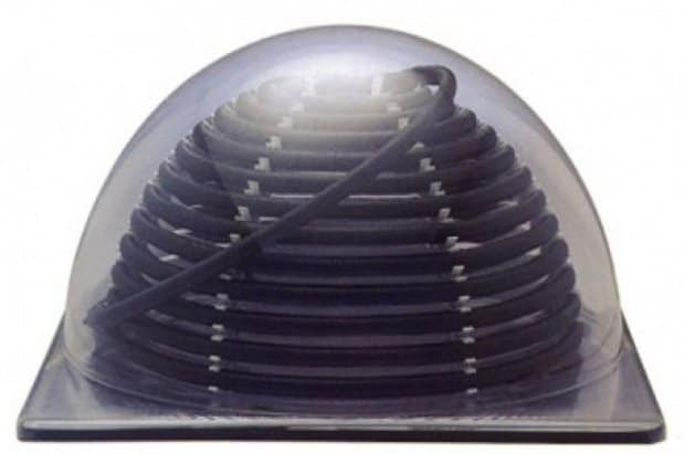 dome-shaped solar collectors
