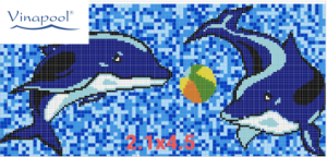 Gạch Mosaic trang trí CA-01