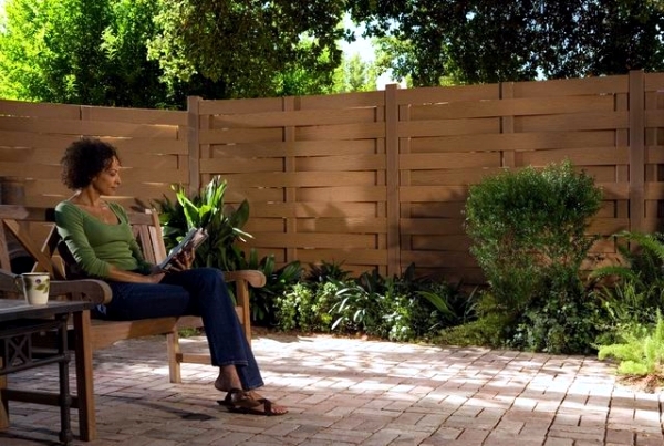 Screening for garden fence - wood or plastic?