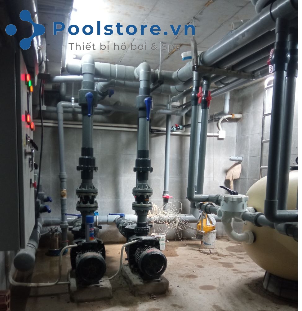 Thiết bị hồ bơi Waterco hệ thống lọc hồ bơi công cộng