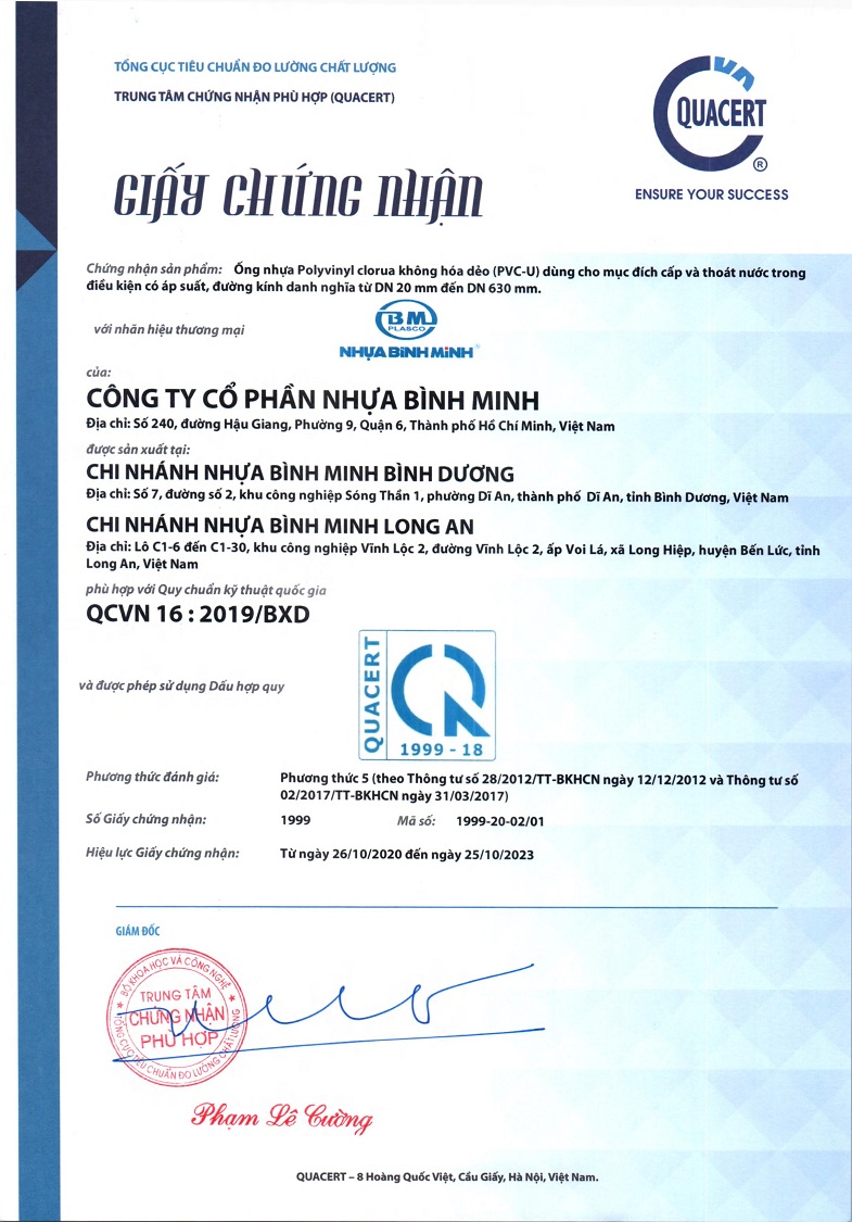 VianPool chung-nhan-hop-quy-ong-nhua-binh-minh