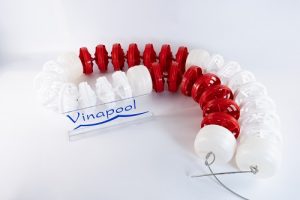Dây phao hồ bơi Dofi 2 màu đỏ trắng
