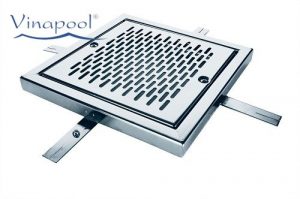 Nắp thu đáy hồ bơi inox 304 Astral 200x200